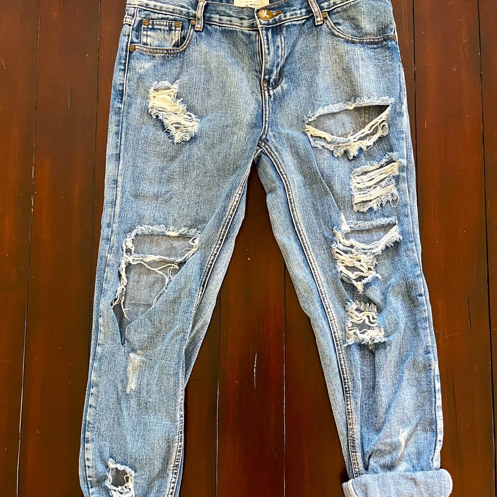 One by One Teaspoon Awesome Baggies Size 28